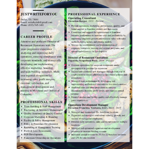 Tailor My Resume - Package